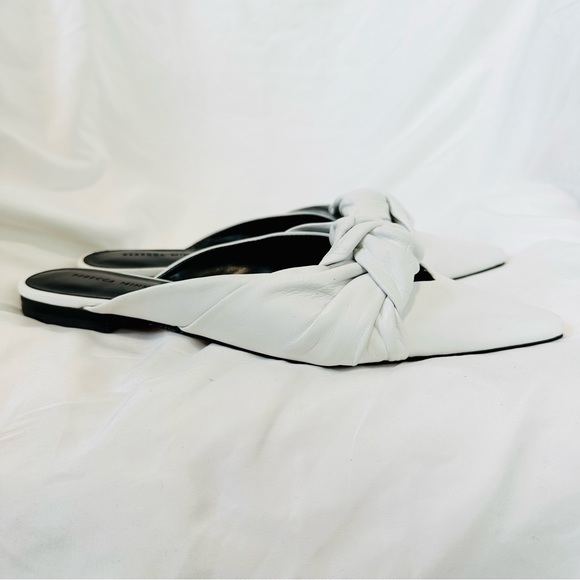 Rebecca Minkoff Coretta White Leather Mules - Picture 10 of 17